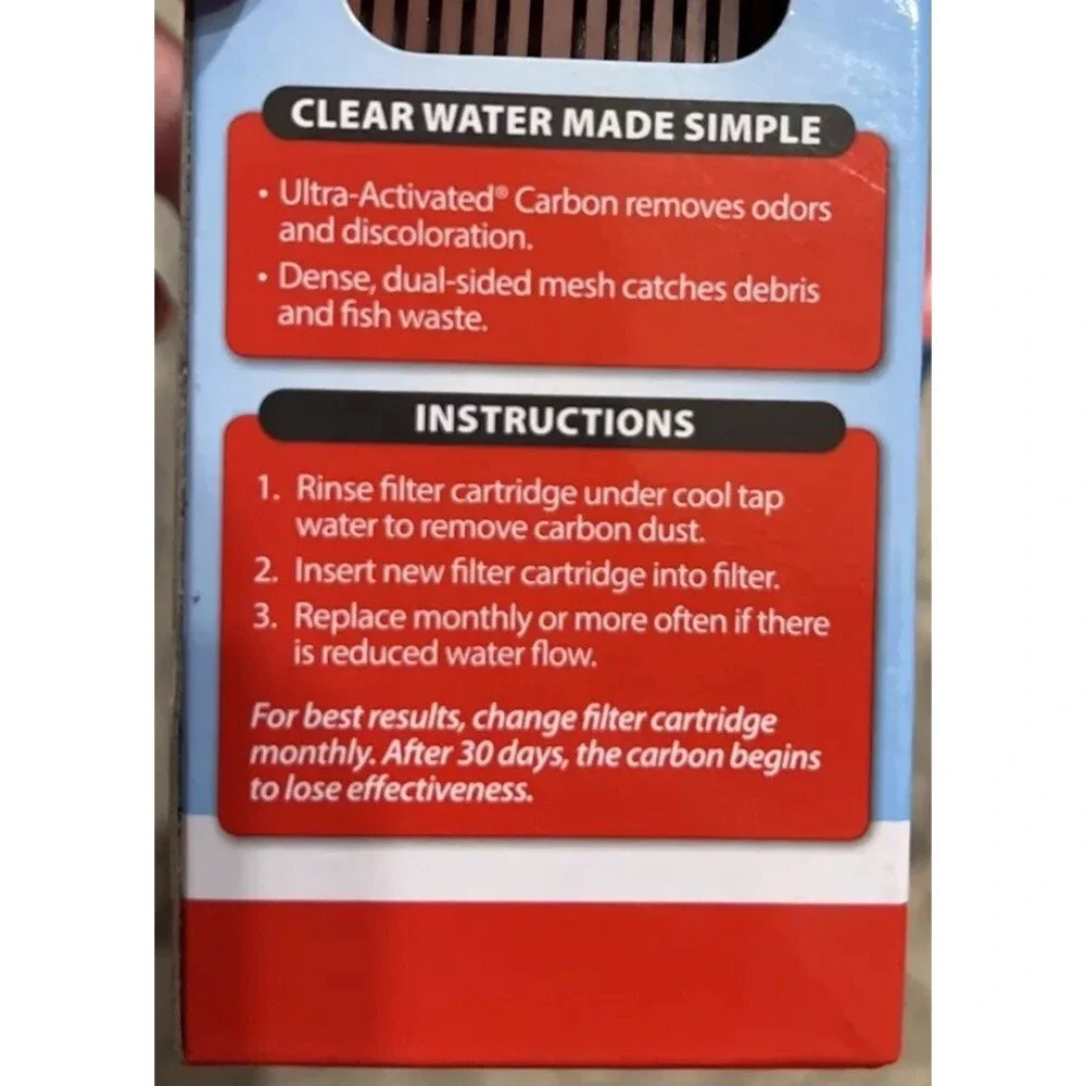 Tetra Whisper Filter Cartridges, Size Small, 9 Pack Ready to Use 19550‎